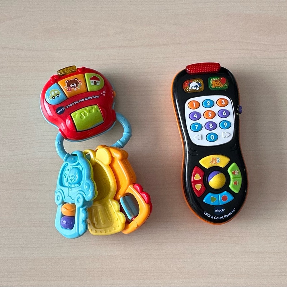 Vtech remote control and car keys baby toy